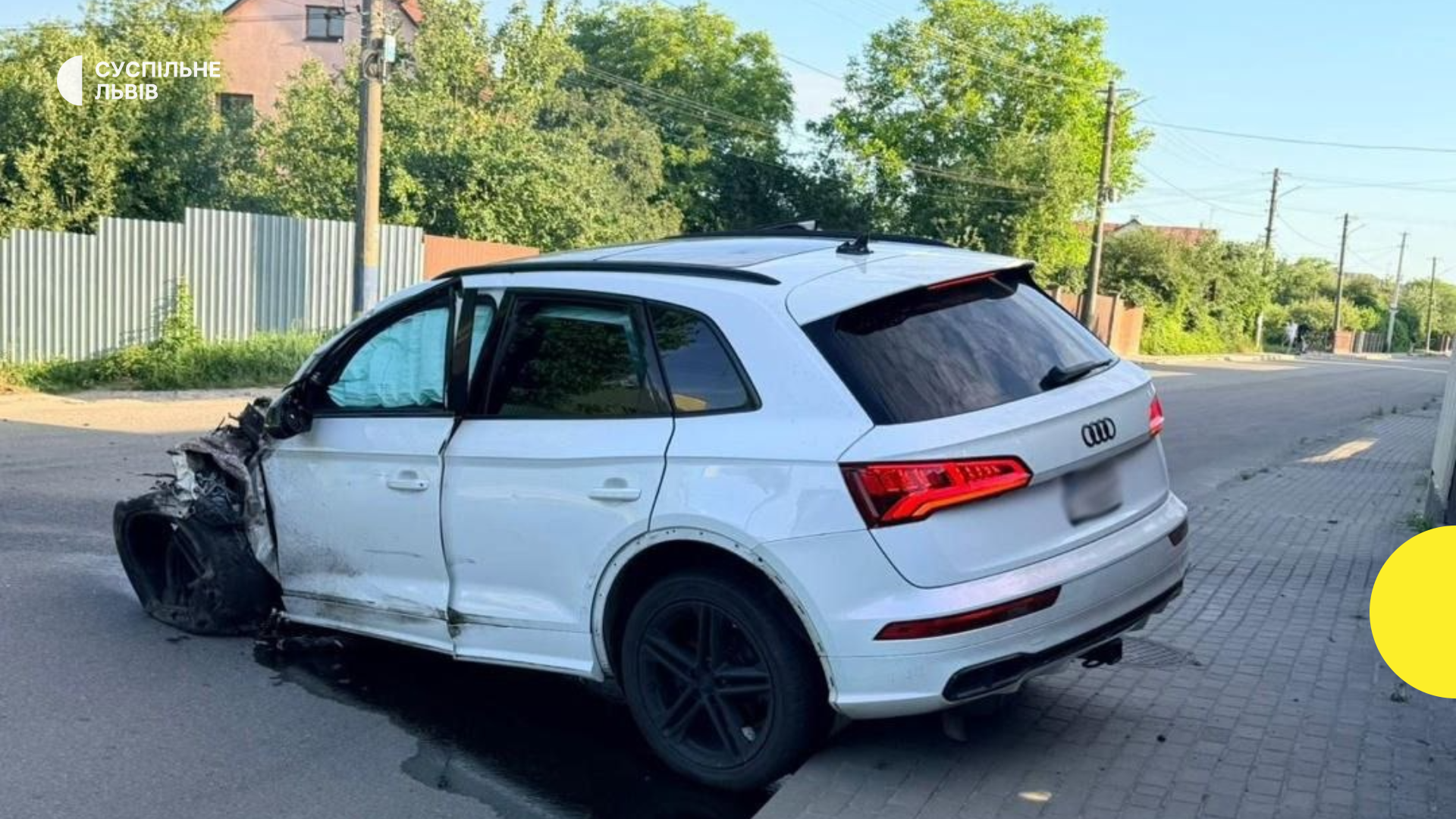 Смертельна втеча від поліції на Львівщині: водій Audi збив людину і виявився підозрюваним у вбивстві власної матері