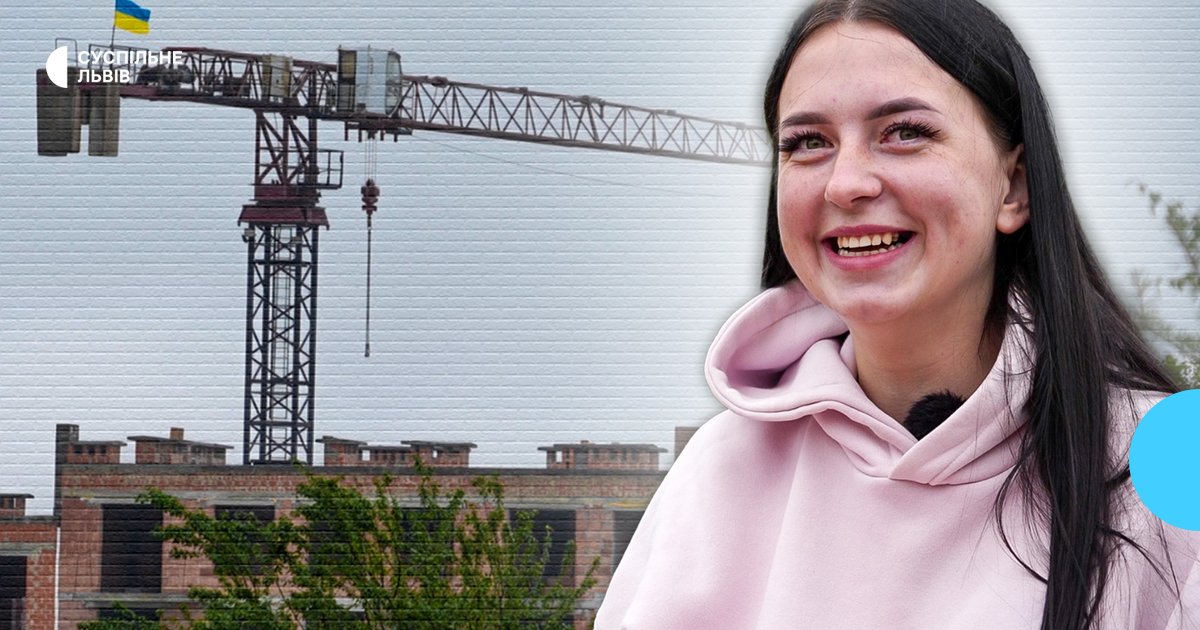 23-річна львів’янка з Рівненщини підкорює висоту 50 метрів: історія дівчини-кранівниці, яка змінила банківську справу на будівельний кран