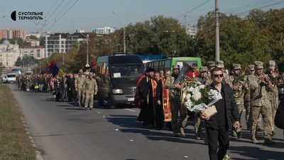 У Тернополі, попрощалися із військовим, Олег Друк, похорон військового У Тернополі, попрощалися із військовим, Олег Друк, похорон військового