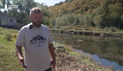 Віталій Хомичик, риба, ічка Збруч, загибиль риби, 23 вересня 2026, Тернопіль Віталій Хомичик, риба, ічка Збруч, загибиль риби, 23 вересня 2026, Тернопіль