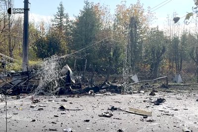 Удар по автобусах в Краматорську: який вигляд має місце атаки (фото) Удар по автобусах в Краматорську: який вигляд має місце атаки (фото)