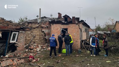 Наслідки нічної атаки на Полтаву: фоторепортаж