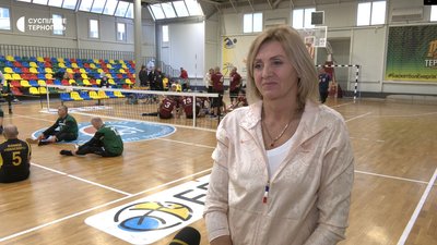 Ольга Погорецька, чемпіонат України з волейболу сидячи, 15 жовтня 2026, Тернопіль Ольга Погорецька, чемпіонат України з волейболу сидячи, 15 жовтня 2026, Тернопіль