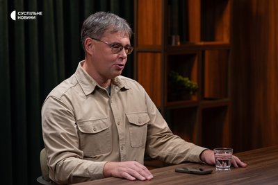 Директор «Центру досліджень енергетики» Олександр Харченко під час інтервʼю Суспільному, Київ, 13 жовтня 2026 року Директор «Центру досліджень енергетики» Олександр Харченко під час інтервʼю Суспільному, Київ, 13 жовтня 2026 року