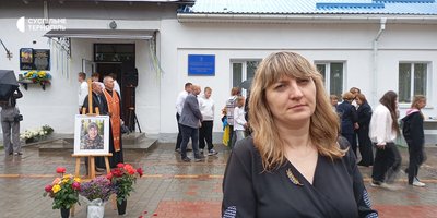 На Тернопільщині, відкрили меморіальну дошку, Роман Гарман, меморіальна дошка, Світлана Гуменна На Тернопільщині, відкрили меморіальну дошку, Роман Гарман, меморіальна дошка, Світлана Гуменна