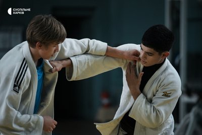 Хазар Гейдаров під час тренування у Харкові Хазар Гейдаров під час тренування у Харкові