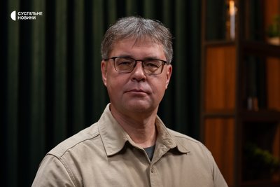Директор «Центру досліджень енергетики» Олександр Харченко під час інтервʼю Суспільному, Київ, 13 жовтня 2026 року Директор «Центру досліджень енергетики» Олександр Харченко під час інтервʼю Суспільному, Київ, 13 жовтня 2026 року