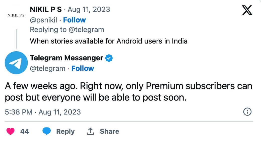 Сториз тепер для всіх: Telegram впроваджує функцію для всіх користувачів