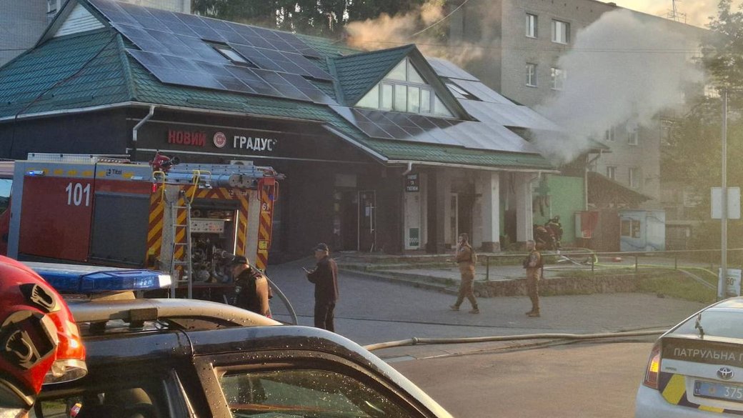 У Львові через пожежу в аптеці на Тракті Глинянському загинула людина
