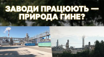 Заводи працюють — природа гине?