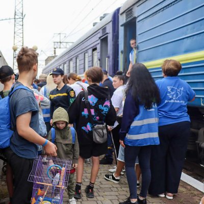 На Закарпаття прибув евакуаційний потяг з Донеччини