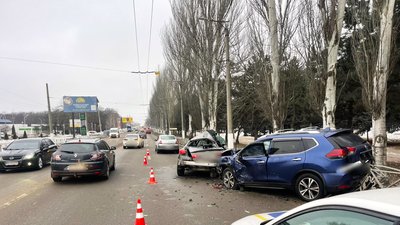 У Кропивницькому внаслідок дорожньої аварії травмувались двоє людей