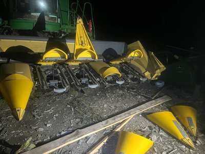 У Великобурлуцькій громаді Харівщини "Шахед" вдарив по сільськогосподарському підприємству У Великобурлуцькій громаді Харівщини "Шахед" вдарив по сільськогосподарському підприємству