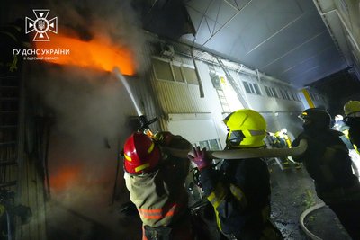 В Одеському районі горіли торгівельні павільйони