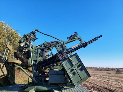 Кулемет, яким оснащена мобільна вогнева група, жовтень 2024 Кулемет, яким оснащена мобільна вогнева група, жовтень 2024