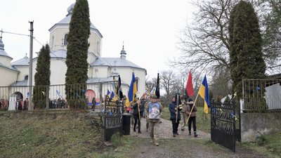 Похоронна процесія, похорон бійця Похоронна процесія, похорон бійця