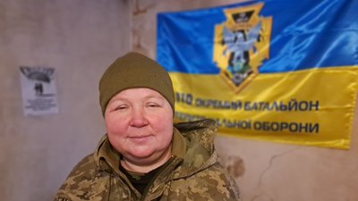 Військовослужбовиця 111 окремої бригади територіальної оборони Надія Донецька область Військовослужбовиця 111 окремої бригади територіальної оборони Надія Донецька область