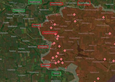 Покровський та Курахівський напрямки Покровський та Курахівський напрямки