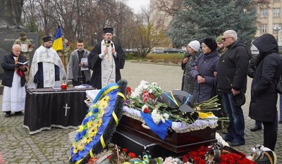 В Ужгороді попрощалися із загиблим захисником Олександром Горошником