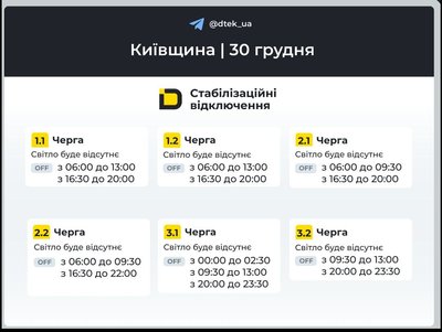 На лівому березі діятимуть екстрені відключення електроенергії: енергетики розповіли, як вимикатимуть світло у Києві На лівому березі діятимуть екстрені відключення електроенергії: енергетики розповіли, як вимикатимуть світло у Києві