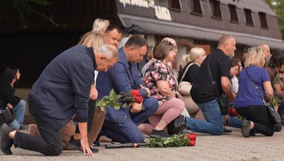 "Він дуже мало прожив": у Черкасах попрощалися із загиблим захисником Олегом Богославцем