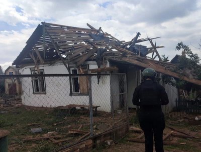 Обстріл Донеччини 17 червня. Фото: поліція Донеччини Обстріл Донеччини 17 червня. Фото: поліція Донеччини