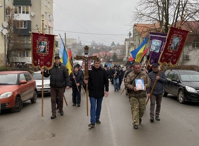 тернопіль, похорон володимира брицького, козова, 12 грудня 2025 року