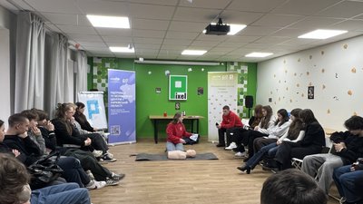 Тренінг із домедичної допомоги в молодіжному центрі в Лозовій, листопад 2025 Тренінг із домедичної допомоги в молодіжному центрі в Лозовій, листопад 2025
