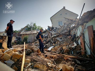 Руйнування в Одесі після атаки РФ Руйнування в Одесі після атаки РФ
