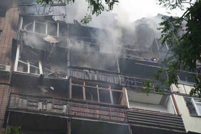 пожежа після влучання бпла пожежа після влучання бпла
