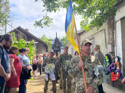 На Одещині попрощалися із загиблим військовослужбовцем Юрієм Корнею На Одещині попрощалися із загиблим військовослужбовцем Юрієм Корнею