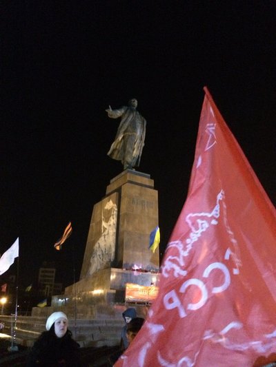 Ленін у Харкові на площі Свободи Ленін у Харкові на площі Свободи