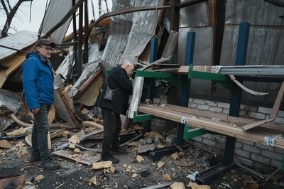 Наслідки удару російськими безпілотниками по Холодногірському району Харкова, 12 листопада 2025 року Наслідки удару російськими безпілотниками по Холодногірському району Харкова, 12 листопада 2025 року
