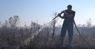 Горить третю добу: на Черкащині нова пожежа торфу Горить третю добу: на Черкащині нова пожежа торфу