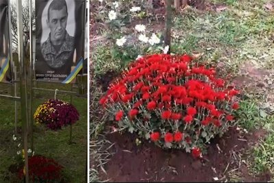 «Пройшло 1,5 року і нарешті встановили банер з портретом мого сина Сергія Вознюка», — жителька Житомирщини