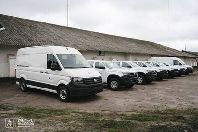 Прикордонні громади на Сумщині отримали автівки від Німеччини Прикордонні громади на Сумщині отримали автівки від Німеччини