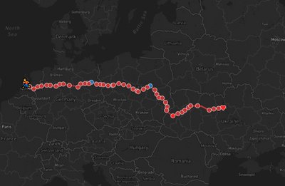 Марафонець із Нідерландів біжить з Амстердама до Києва Марафонець із Нідерландів біжить з Амстердама до Києва