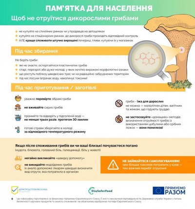 У Запоріжжі троє людей отруїлися грибами У Запоріжжі троє людей отруїлися грибами