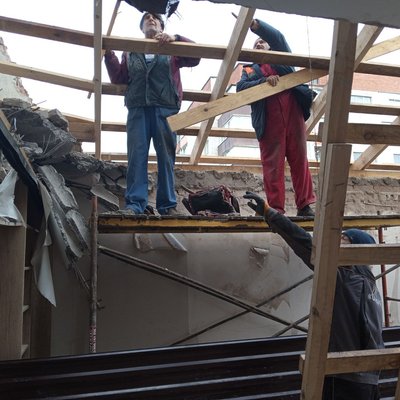 Будують саркофаг: ліквідація наслідків вибуху у хмельницькій багатоповерхівці Будують саркофаг: ліквідація наслідків вибуху у хмельницькій багатоповерхівці
