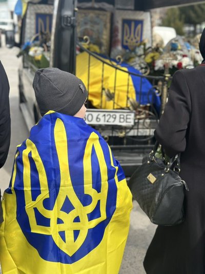 андрій тулай, похорон, прапор