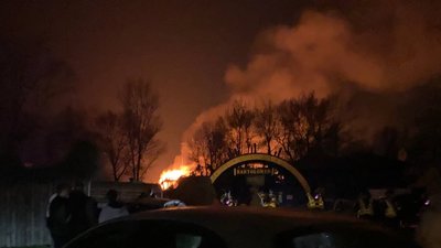 У Дніпрі через атаку РФ горів ресторанний комплекс У Дніпрі через атаку РФ горів ресторанний комплекс