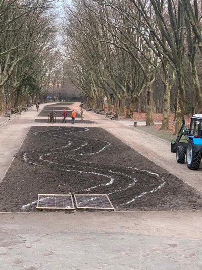 У Стрийському парку висаджують квіти з Нідерландів