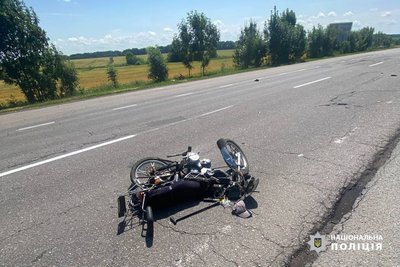 Збили на смерть мотоцикліста біля Жашкова Збили на смерть мотоцикліста біля Жашкова