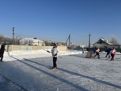 Ковзанка у Сахновщині Ковзанка у Сахновщині
