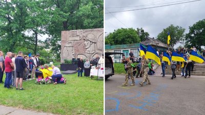Загинув від удару дроном: на Черкащині громада попрощалася із захисником Загинув від удару дроном: на Черкащині громада попрощалася із захисником