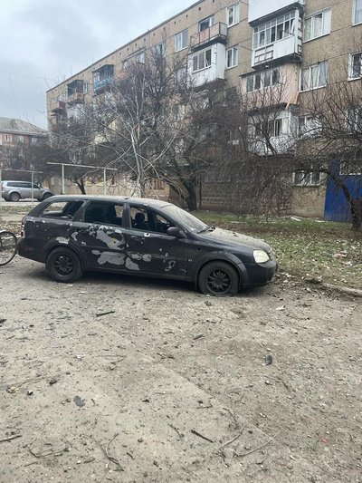 Наслідки обстрілів Курахового 13 січня. Фото: Telegram / Павло Кириленко Наслідки обстрілів Курахового 13 січня. Фото: Telegram / Павло Кириленко