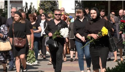 Прощання з Петром Мазуром у Луцьку Прощання з Петром Мазуром у Луцьку