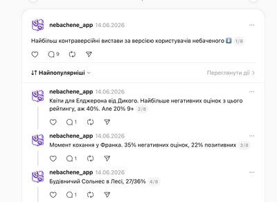 Ніби iMDb для кіно або Goodreads для книжок, але для театру: як працює застосунок "(Не)бачене" Ніби iMDb для кіно або Goodreads для книжок, але для театру: як працює застосунок "(Не)бачене"