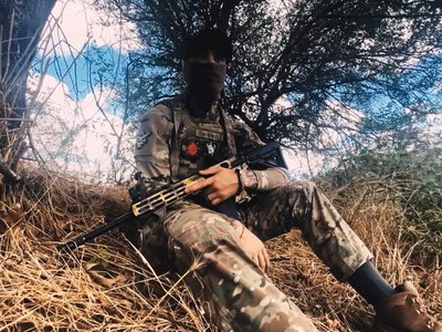 Оператор БпЛА бригади "Червона Калина" на псевдо "Художнік" Оператор БпЛА бригади "Червона Калина" на псевдо "Художнік"