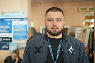 Керівник команди з роботи з евакуйованими особами КГЦ Сергій Мусієнко, 13 квітня 2026 року Керівник команди з роботи з евакуйованими особами КГЦ Сергій Мусієнко, 13 квітня 2026 року
